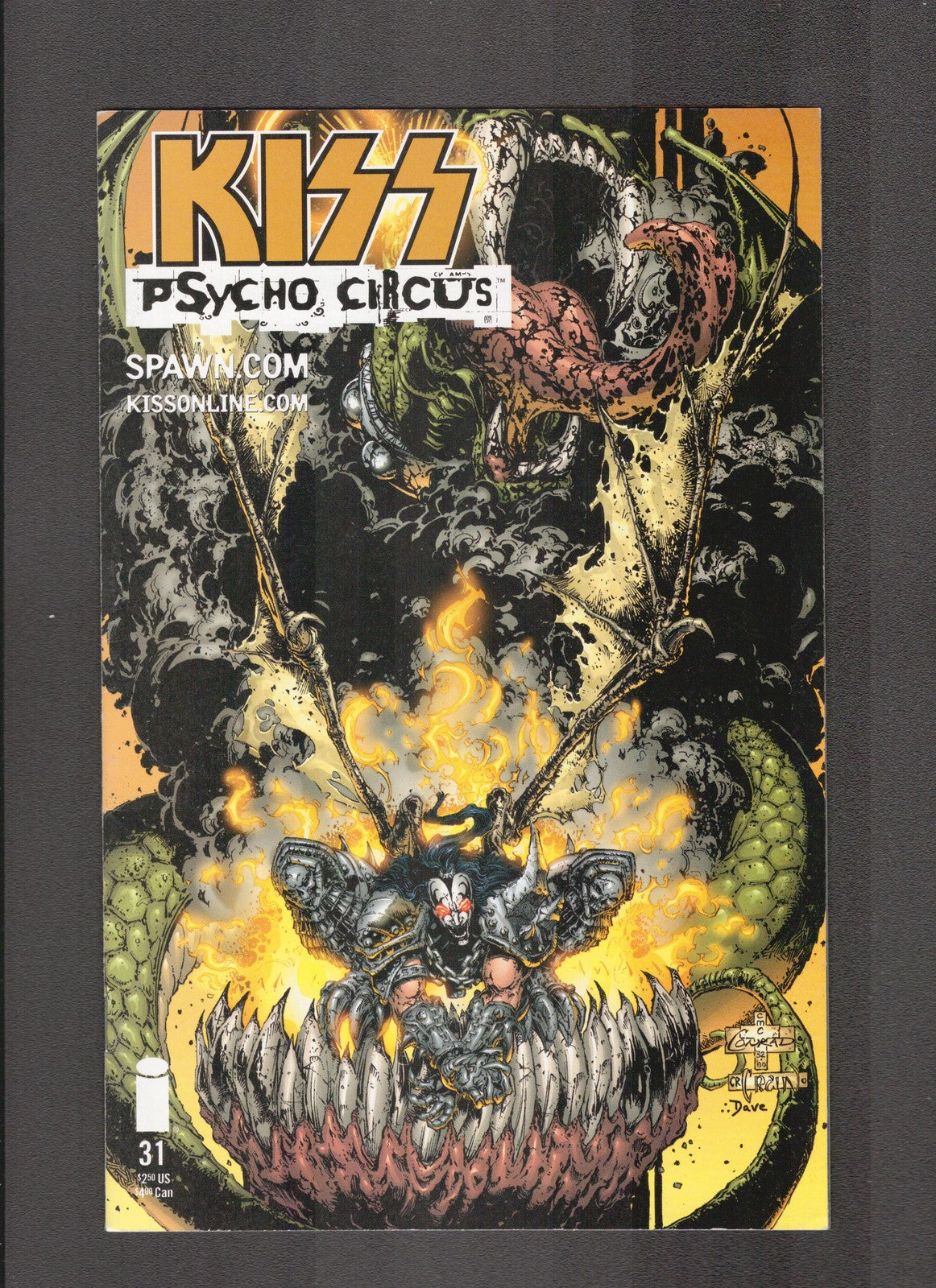 KISS: Psycho Circus #31 (2000) Final Issue Higher Grade Image Comics