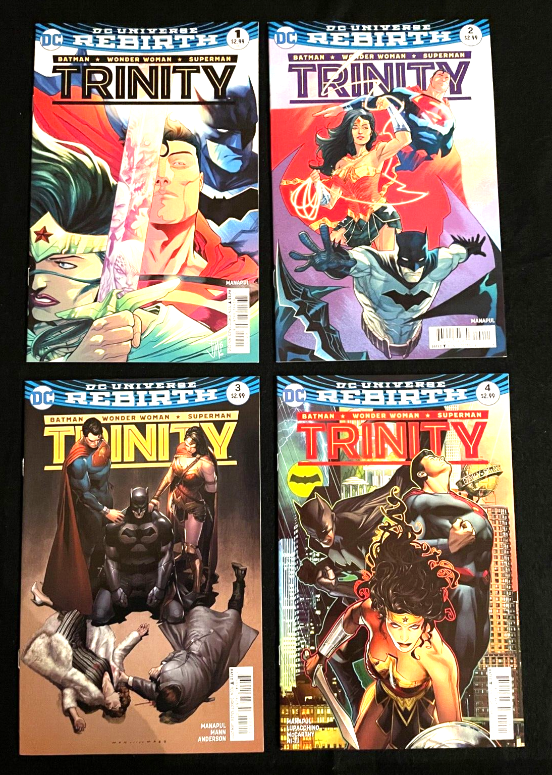 Lot of 4 - Trinity #1-4 2016  - HIGH GRADE