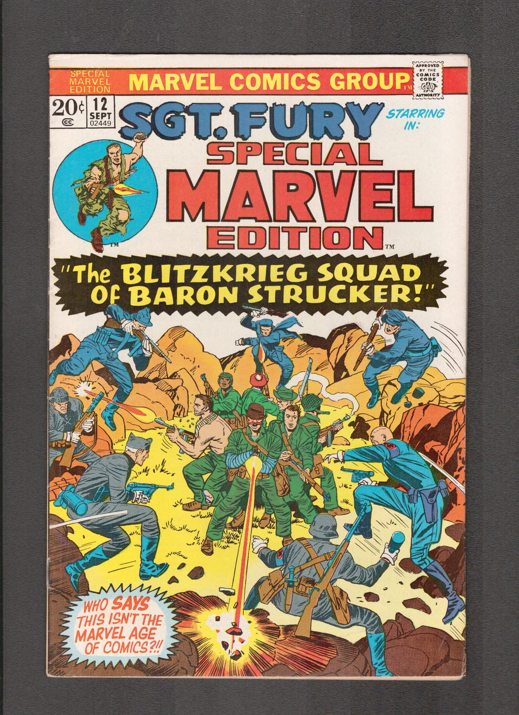 Special Marvel Edition #12 (1973) SGT. Fury Marvel Comics