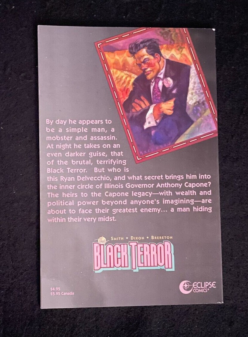 The Black Terror #1 1990 - Eclipse Comics - HIGHER GRADE
