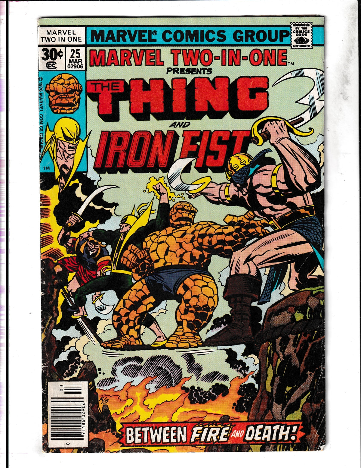 Marvel Two-In-One #25 (1977) Thing & Iron Fist Marvel Comics