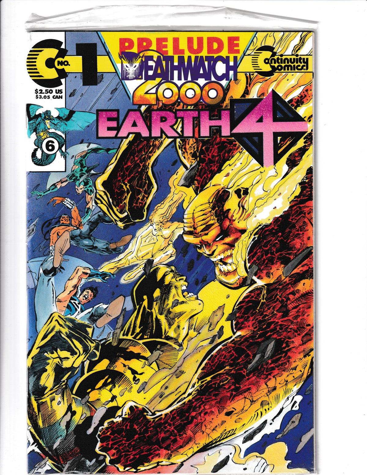 Earth 4 #1 (1993) Sealed in bag Continuity Comics