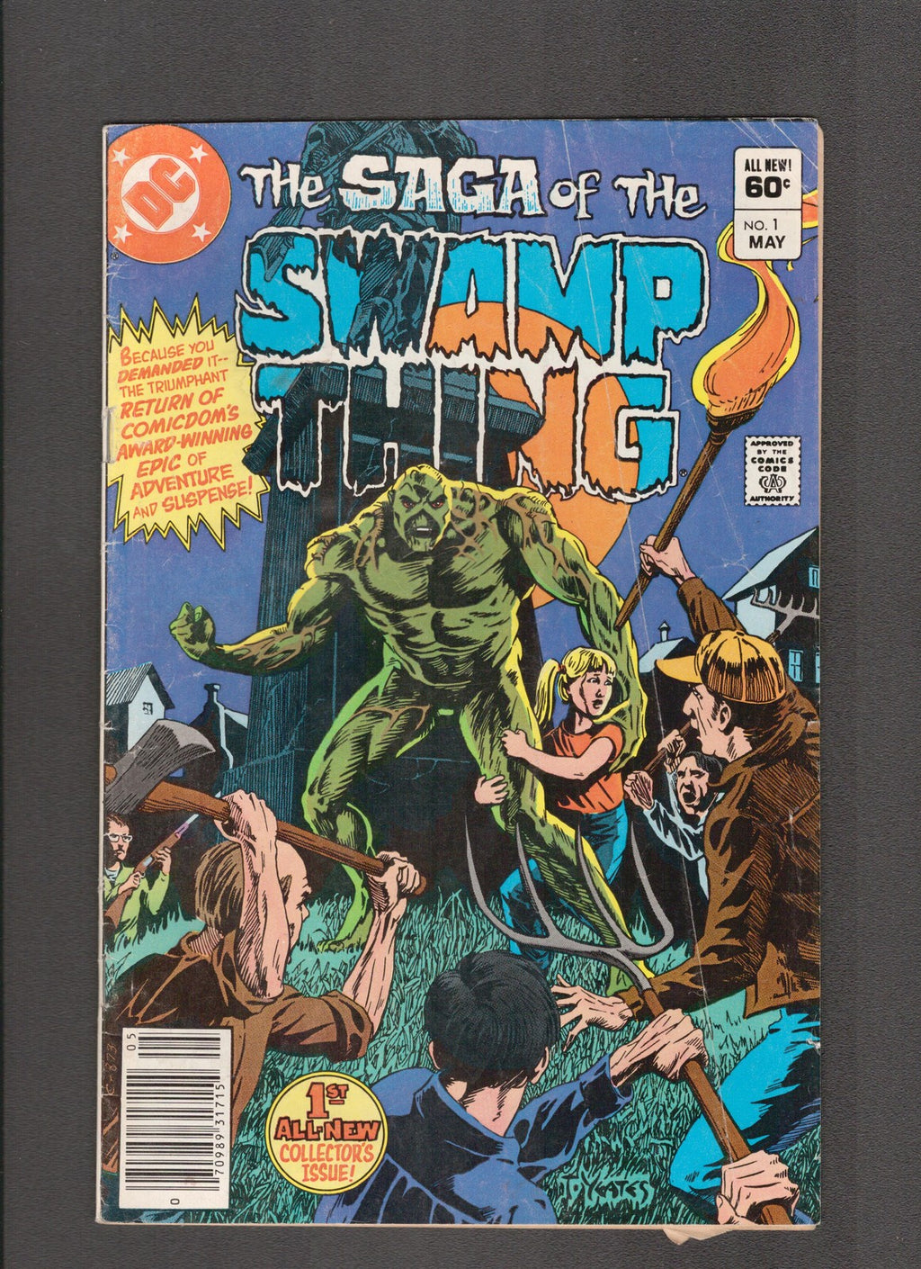 Saga of the Swamp Thing #1 (1982) Dan Spiegle, Tom Yeates DC Comics