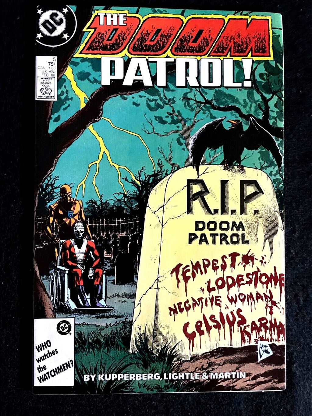 Doom Patrol #5 1988 - HIGH GRADE