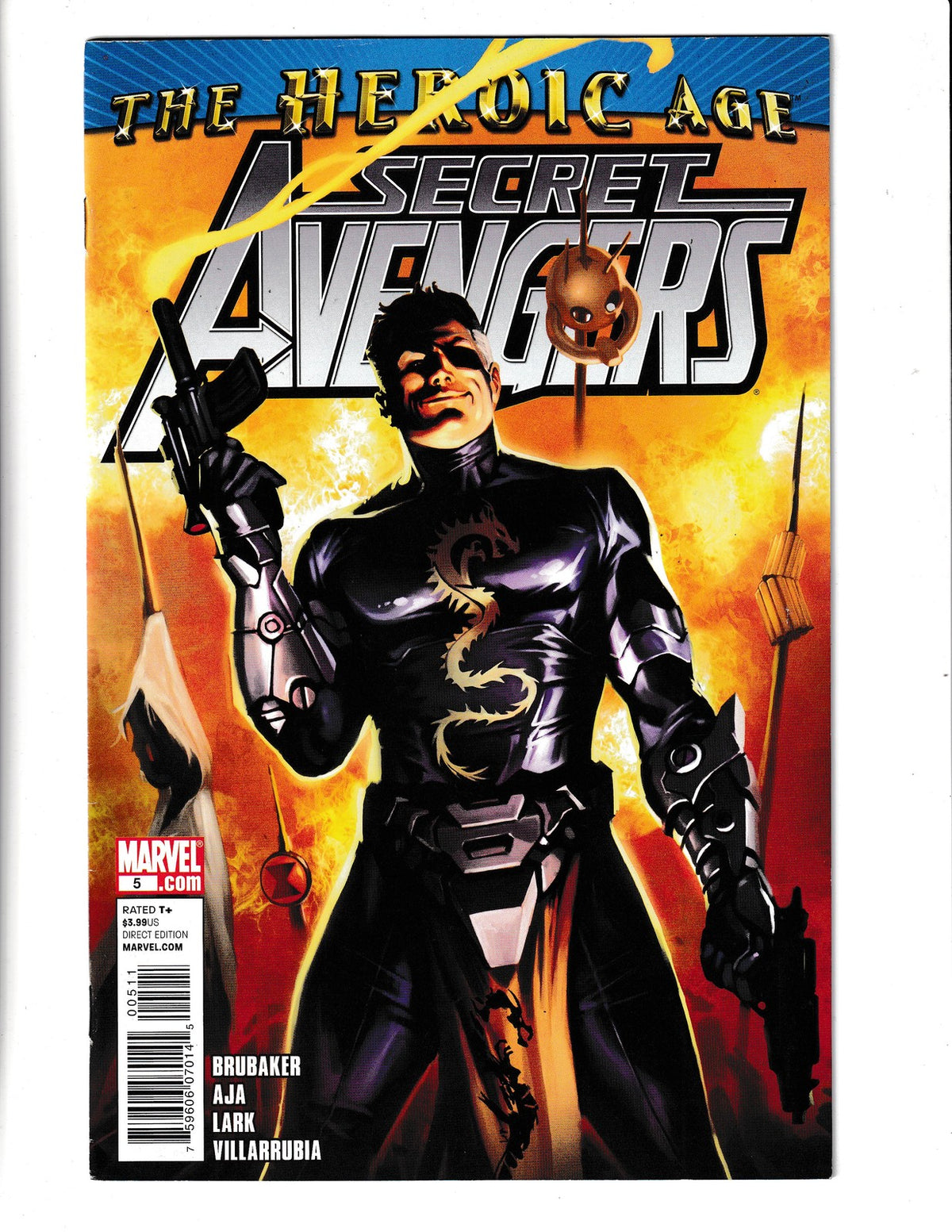 Secret Avengers #5 (2010) 1st App of Max Fury as himself Marvel Comics