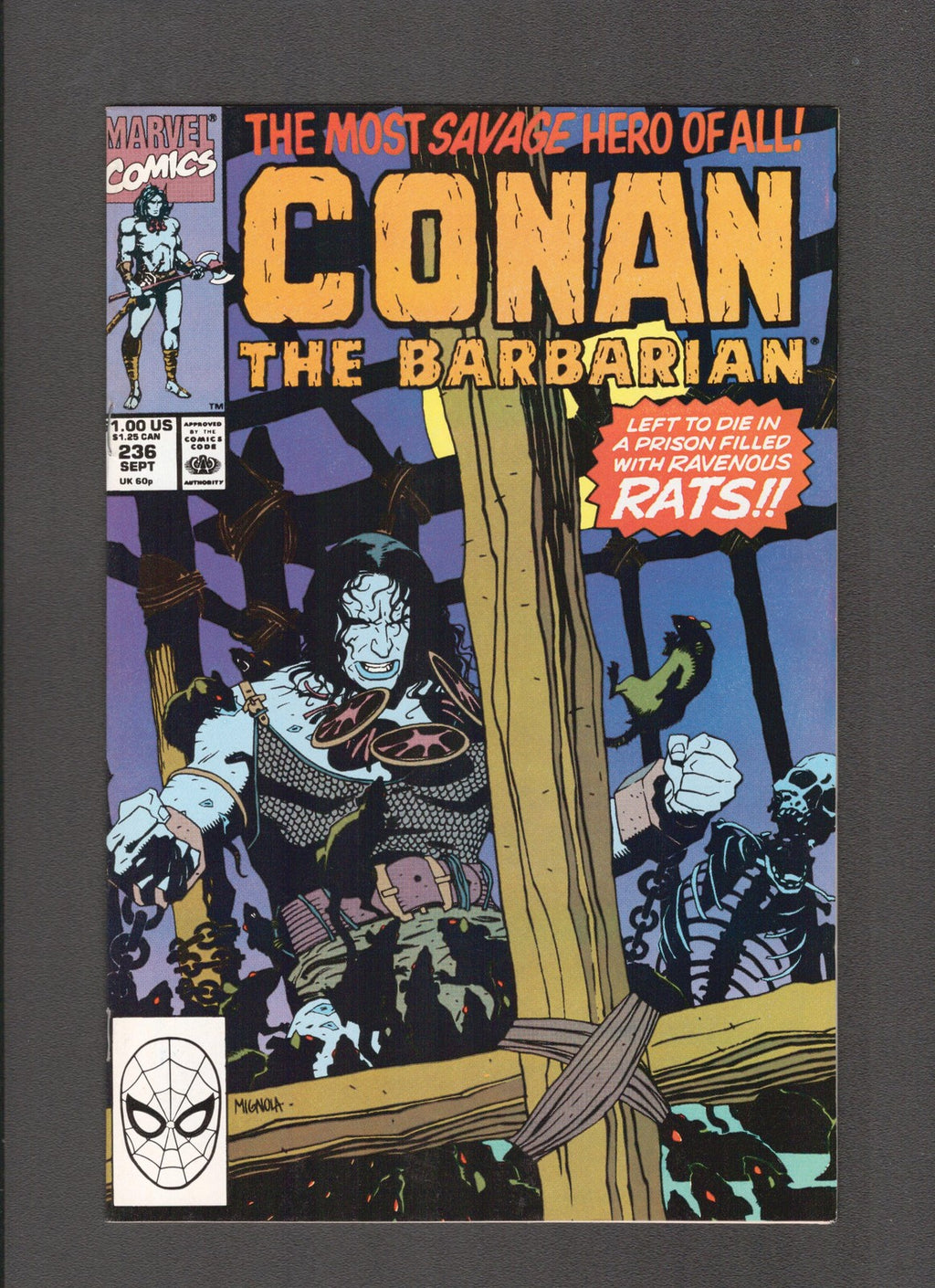 Conan the Barbarian #236 (1990) Mike Mignola, George Bell Marvel Comics
