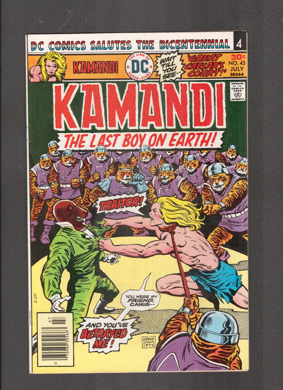 Kamandi: The Last Boy on Earth #43 (1976) Bicentennial #4 DC Comics