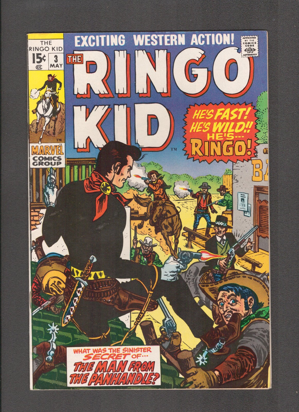 Ringo Kid #3 (1970) Joe Maneely Marvel Comics