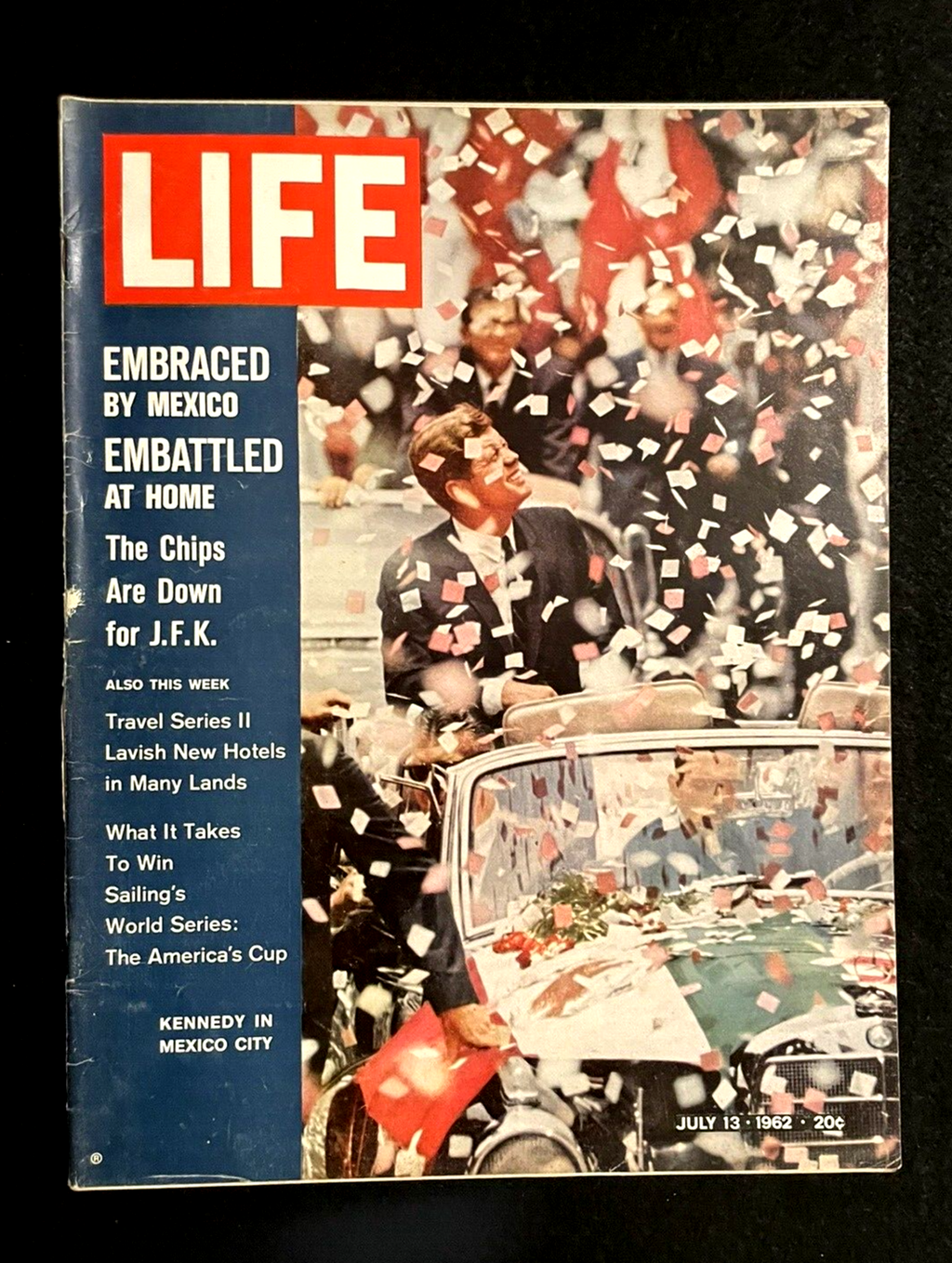 LIFE Magazine - JFK in Mexico City July 1962