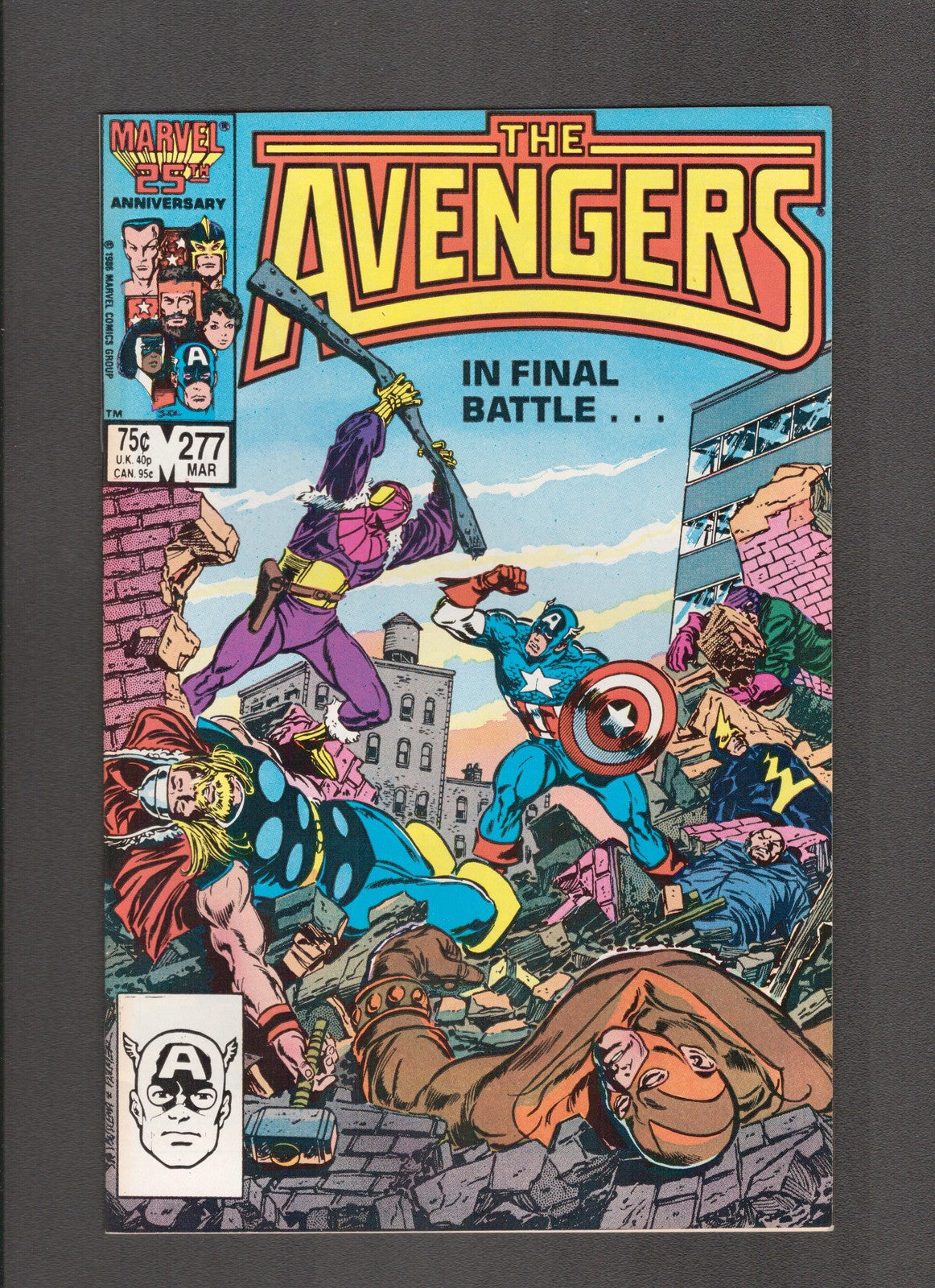 Avengers #277 (1987) Roger Stern, John Buscema Marvel Comics