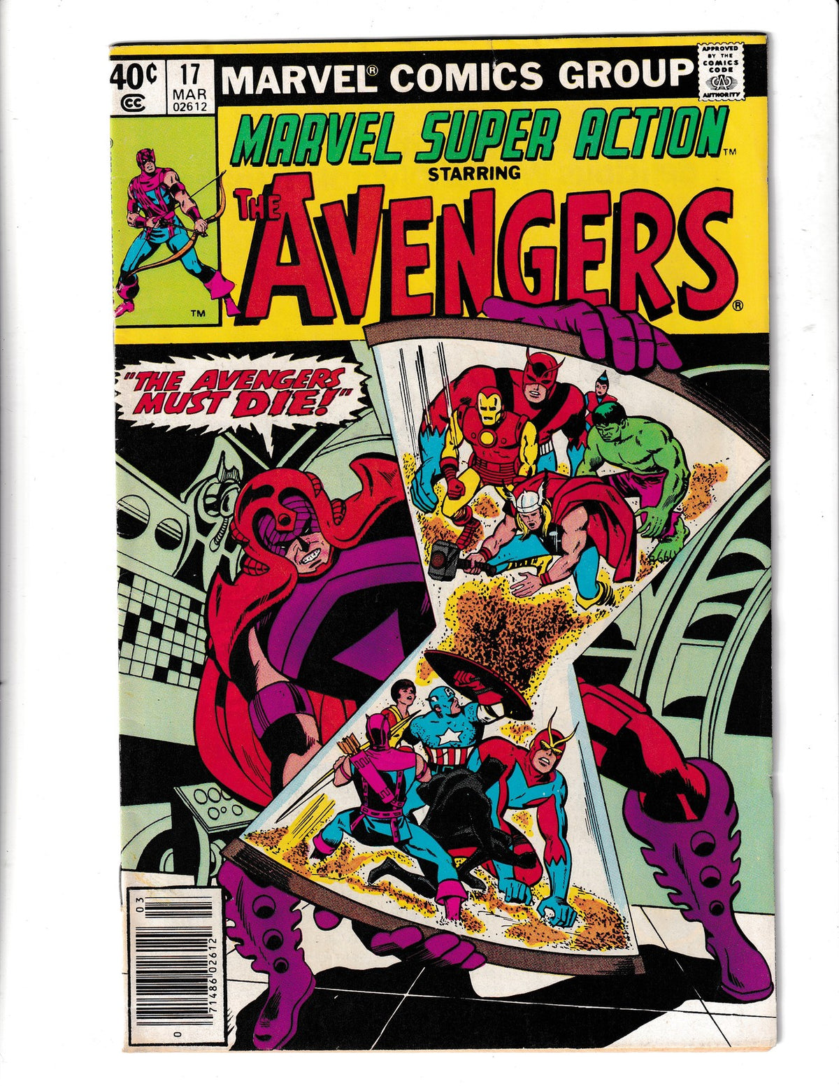 Marvel Super Action #17 (1980) Avengers Marvel Comics
