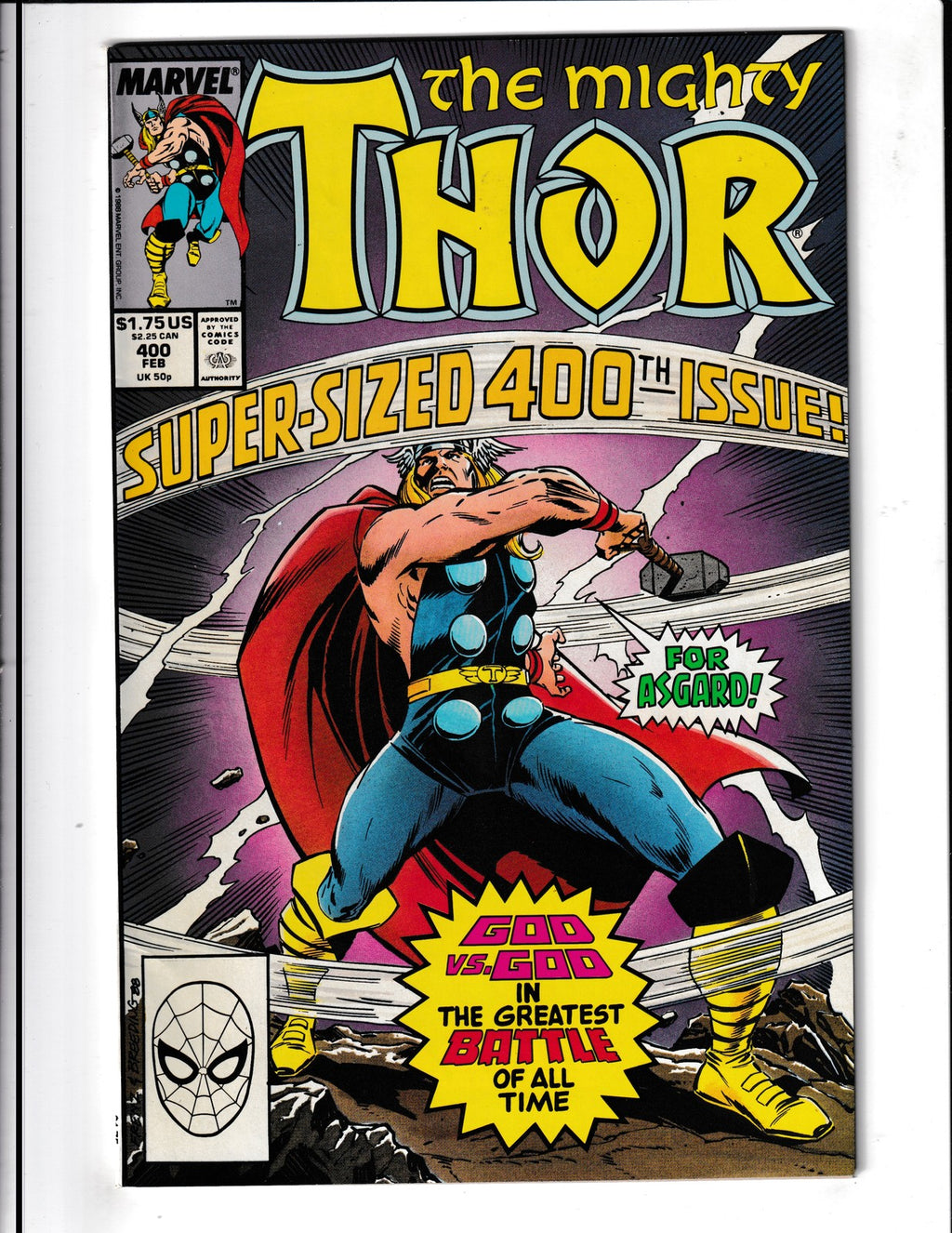 Thor #400 (1989) Super-Sized Anniversary issue Marvel Comics