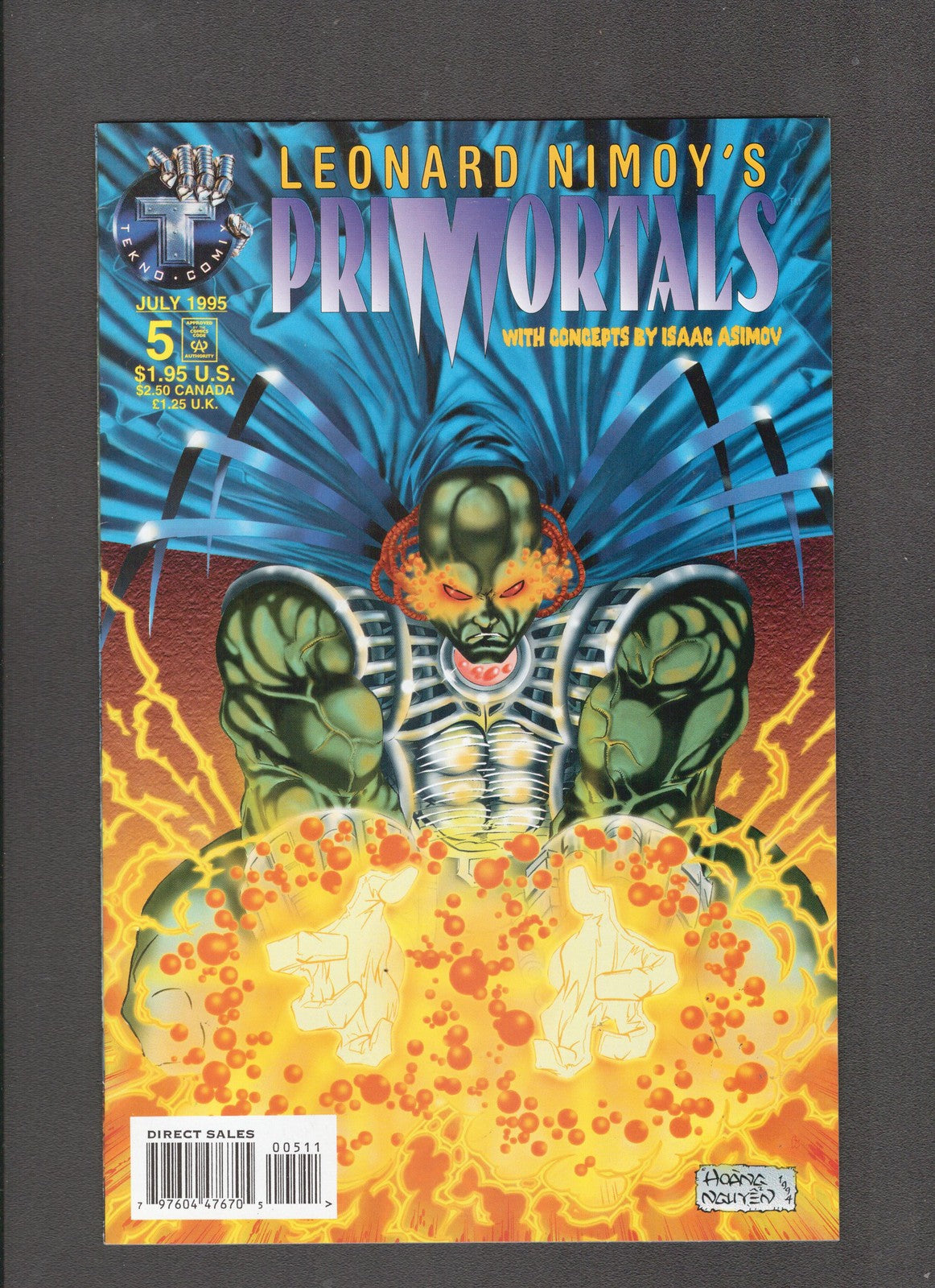 Leonard Nimoy's Primortals #5 (1995) Hoang Nguyen Tekno Comics