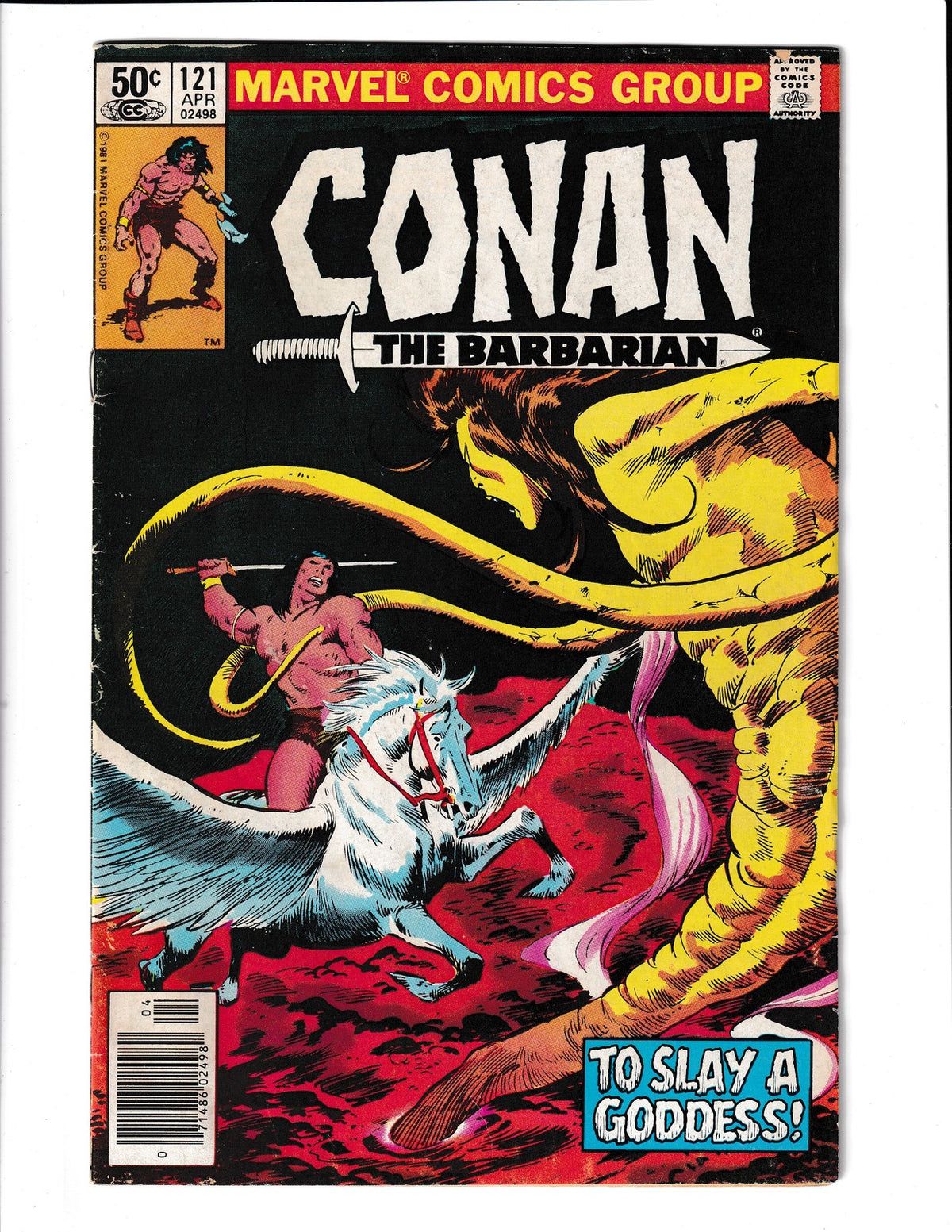 Conan the Barbarian #121 (1981) Marvel Comics SKU:3234