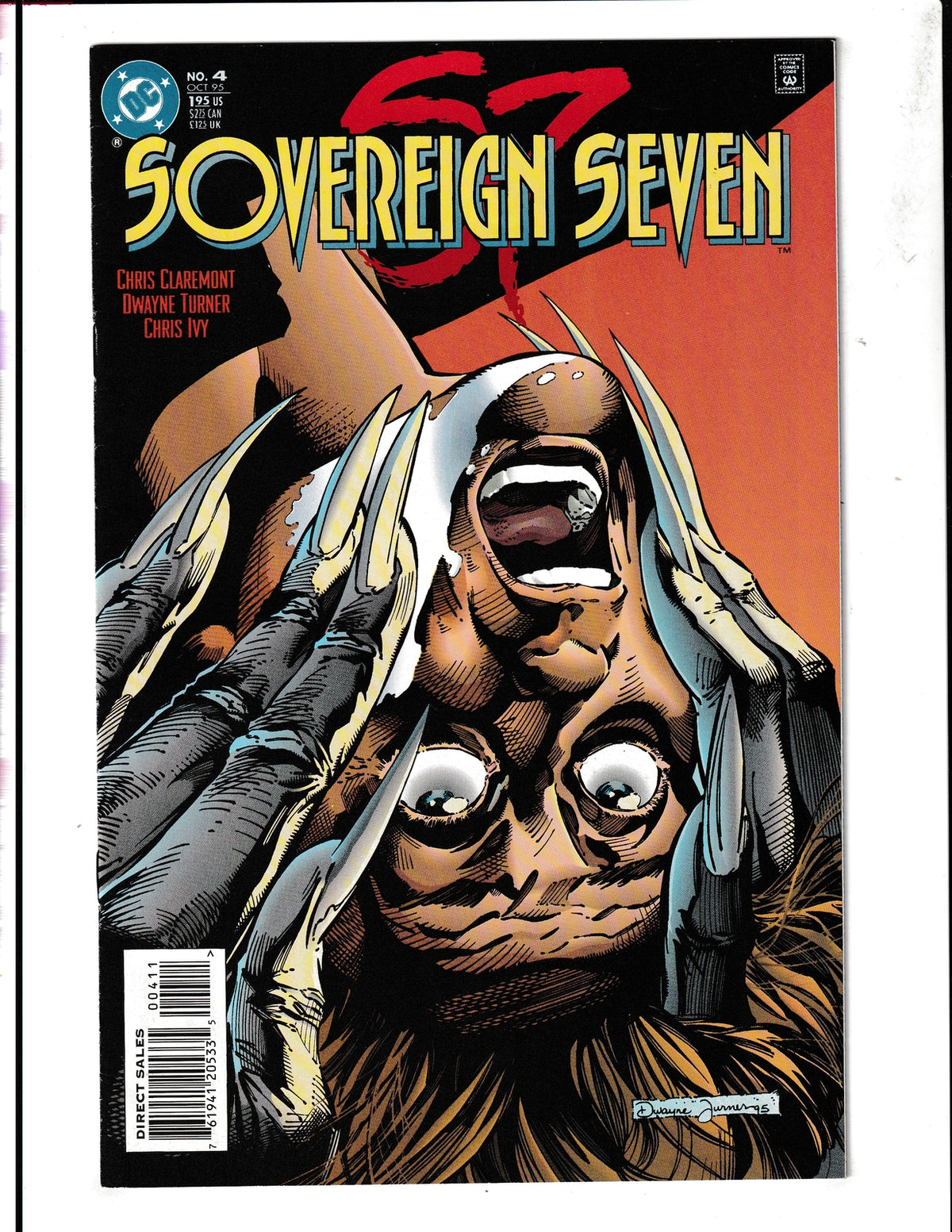 Sovereign Seven #4 (1995) Skin Dance DC Comics