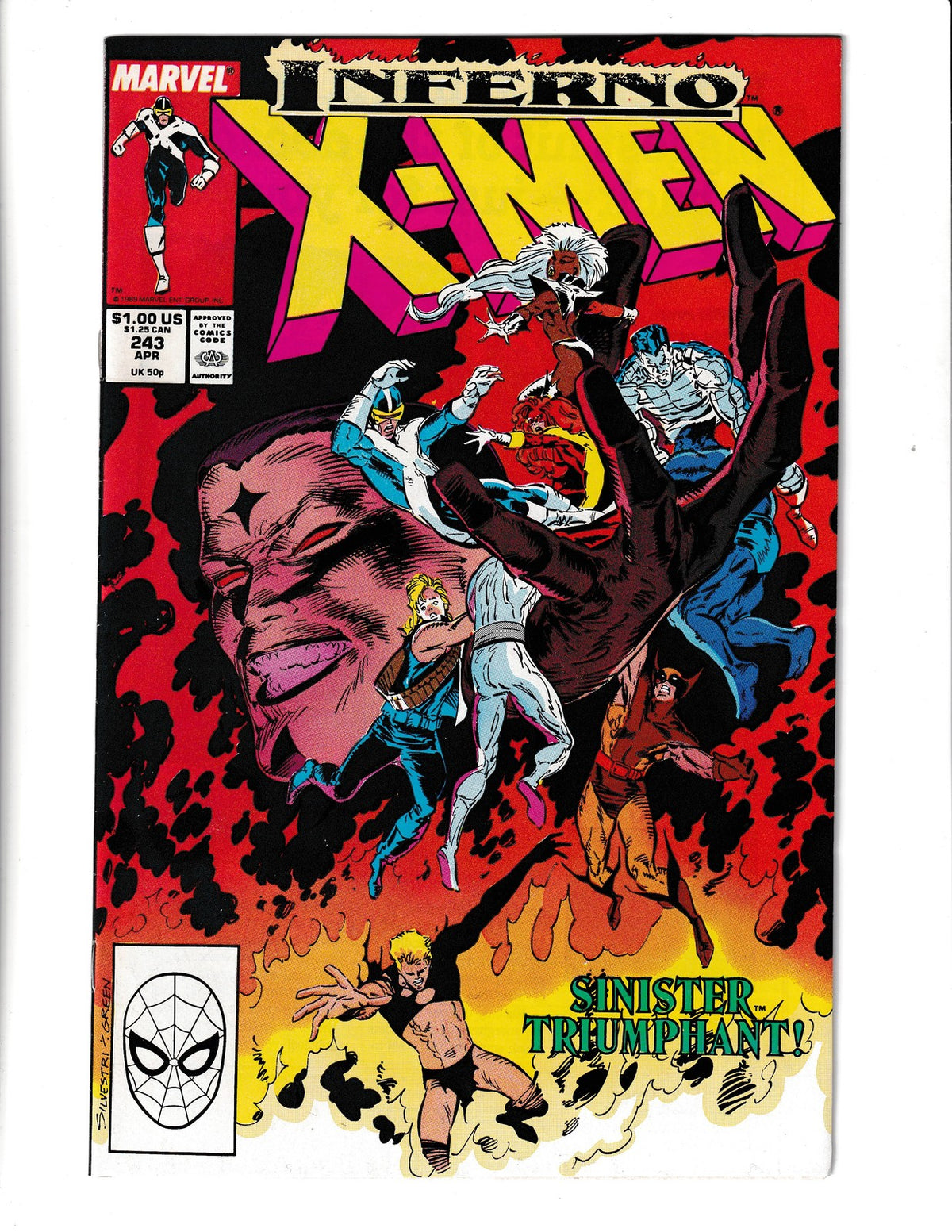 Uncanny X-Men #243 (1989) Marvel Comics