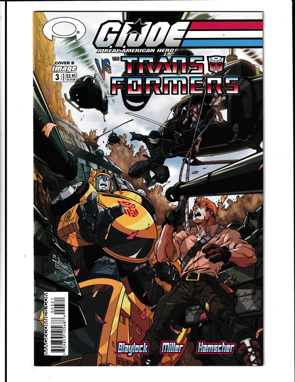 G.I. Joe  A Real American Hero vs. The Transformers #3 (2003) Image Comics