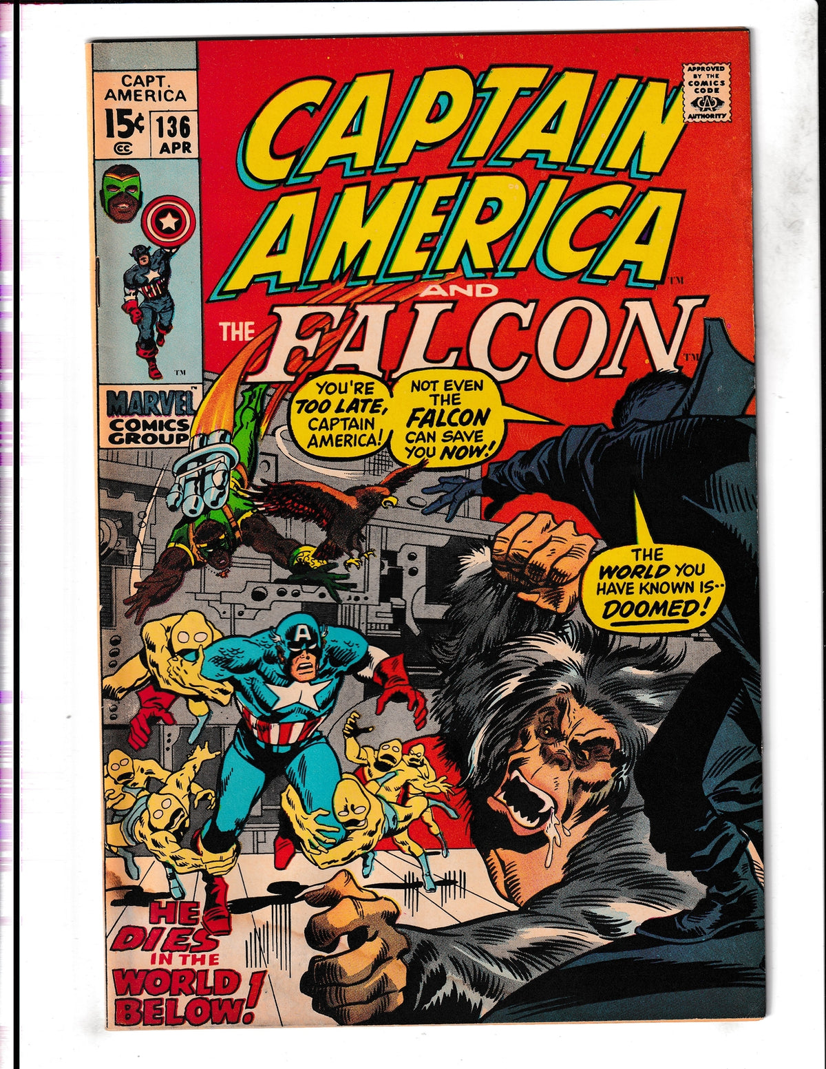Captain America #136 (1971) Marvel Comics