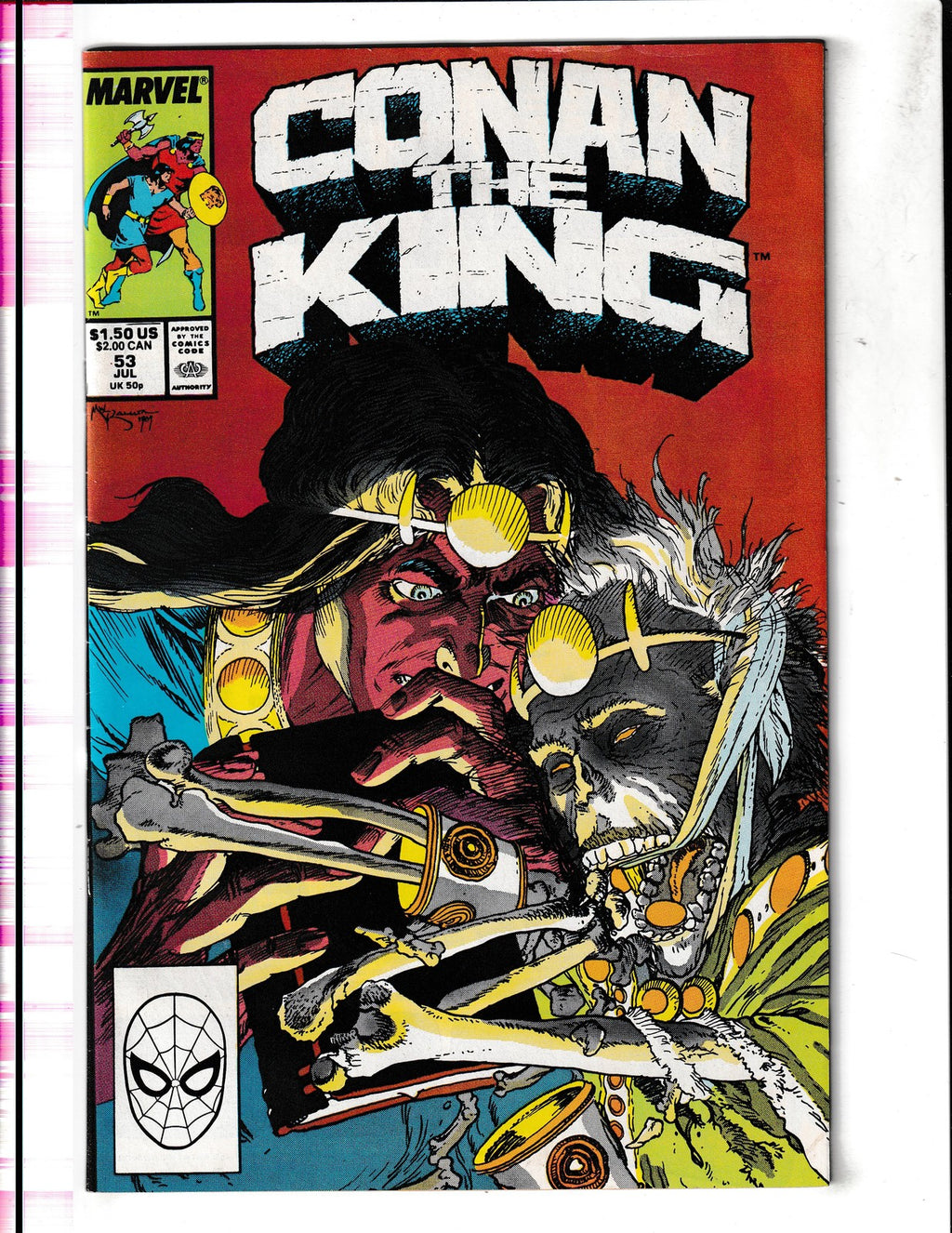 Conan the King #53 (1989) Michael Kaluta Marvel Comics