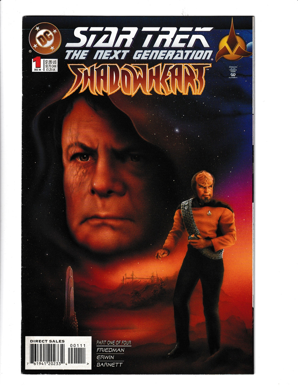 Star Trek: The Next Generation/Shadowheart #1 (1994) Barnett DC Comics