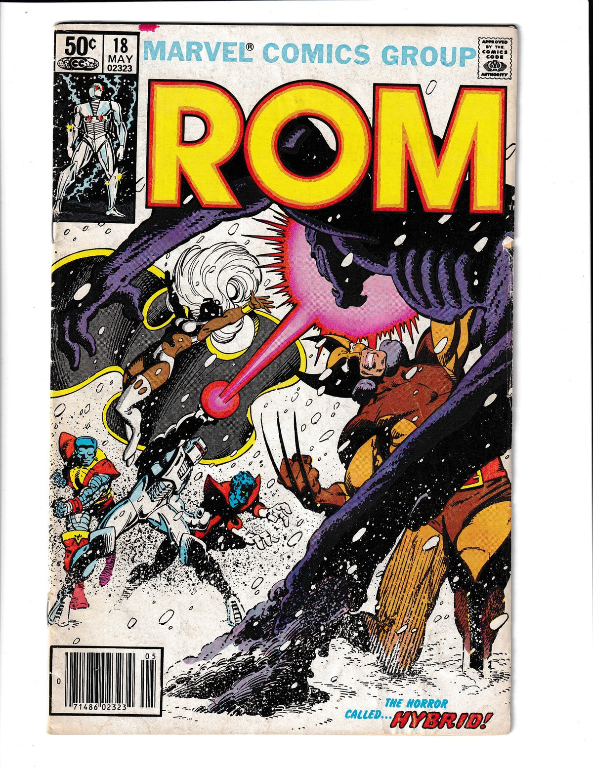 ROM #18 (1981) 2nd Appearance of Hybrid Marvel Comics