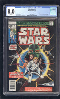 Star Wars #1 CGC 8.0 (1977) Roy Thomas New Hope Graded Marvel Comics