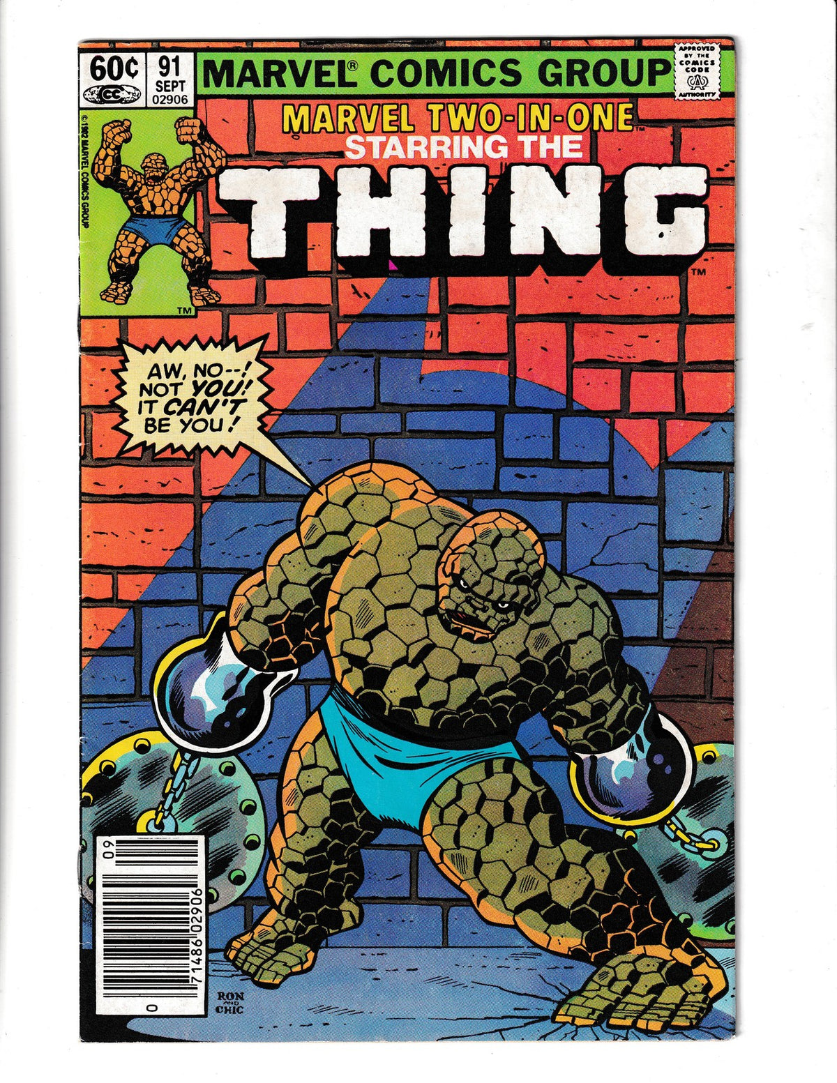 Marvel Two-In-One #91 (1982) Marvel Comics