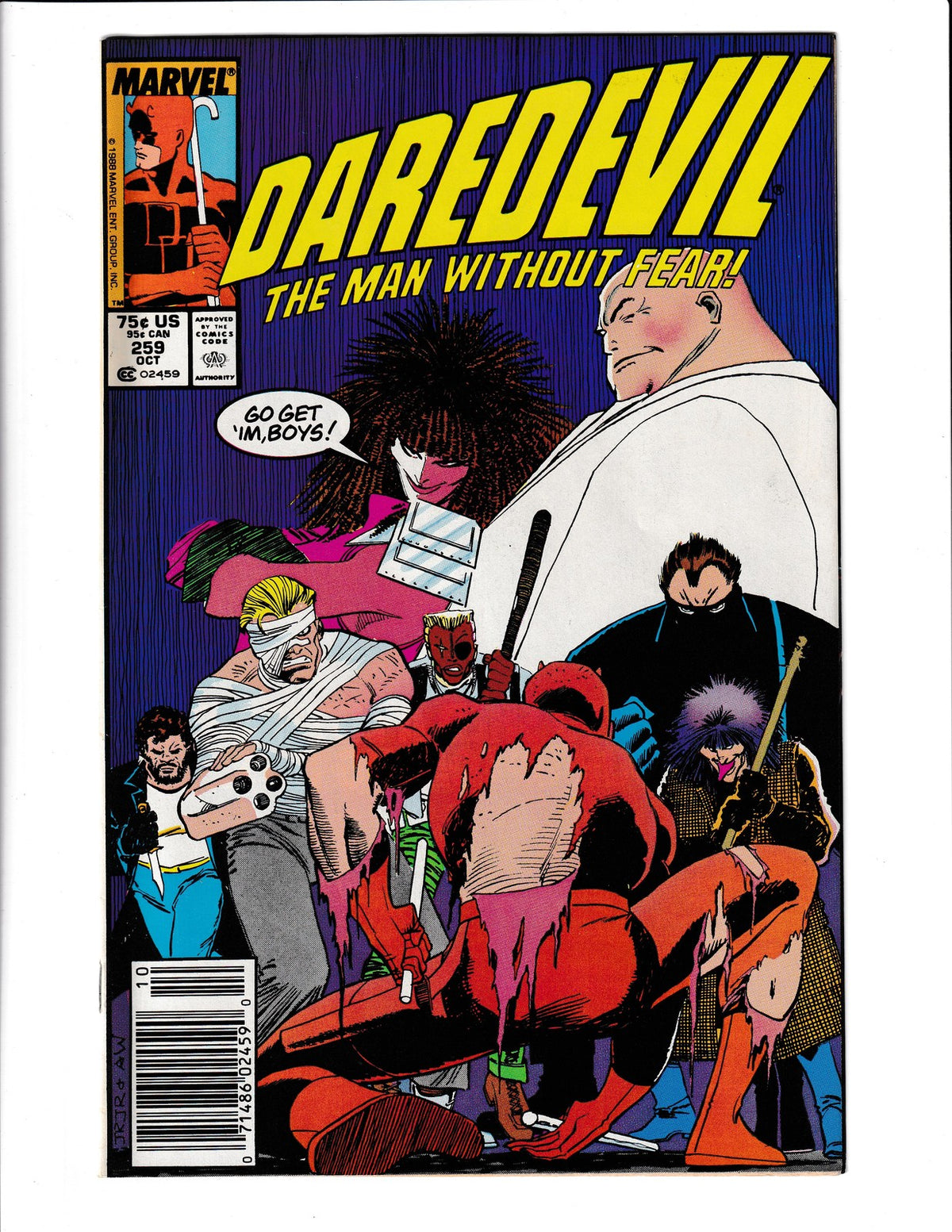 Daredevil #259 (1988) Marvel Comics SKU:3459