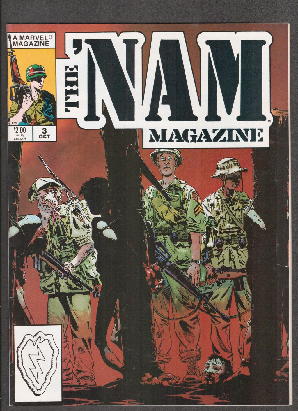 Nam Magazine #3 (1988) Tom De Falco Marvel Comics