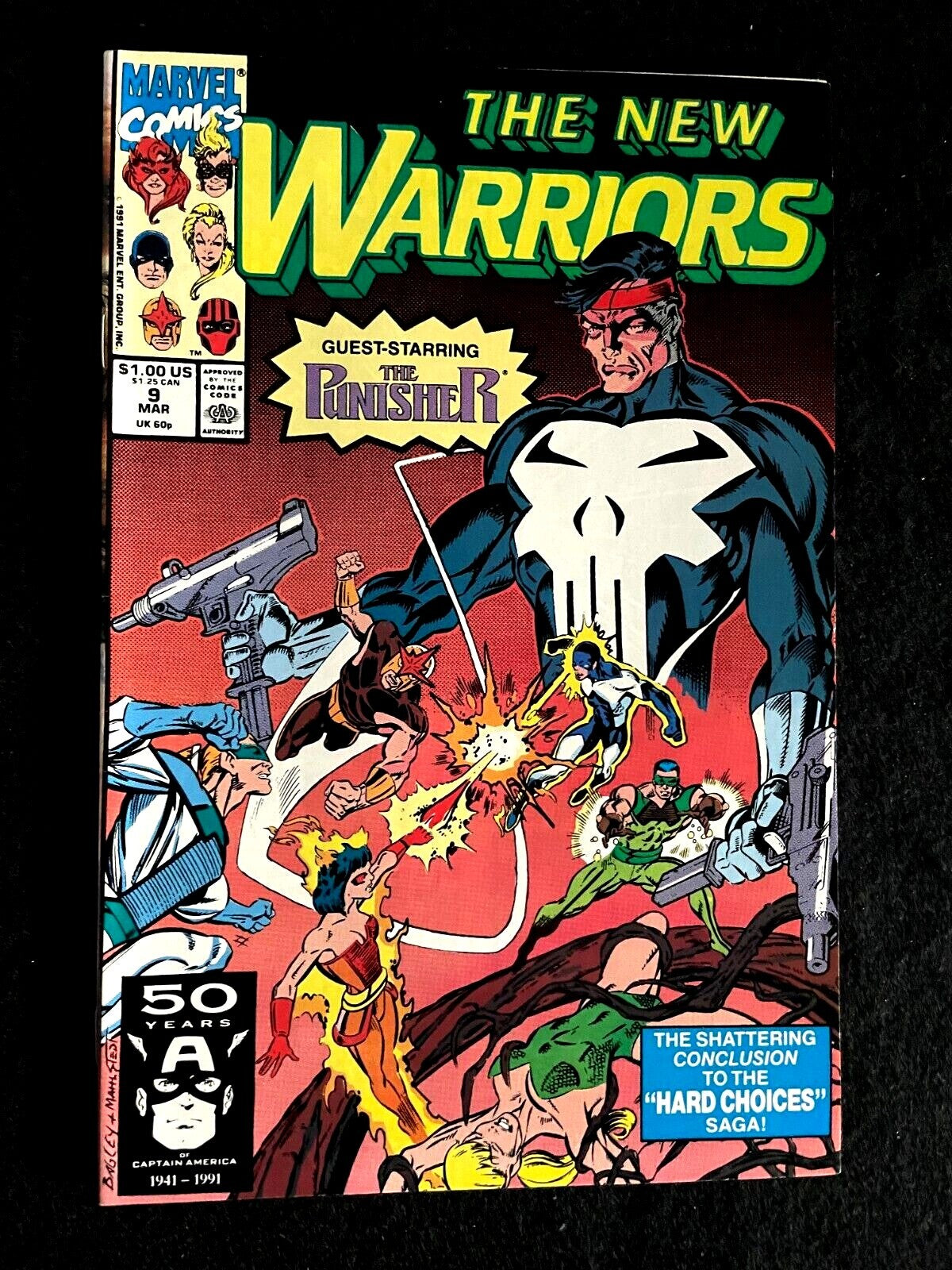 New Warriors #9 1991 - HIGH GRADE
