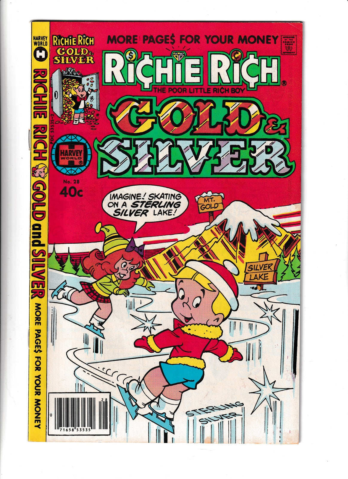 Richie Rich: Gold and Silver #28 (1980) Harvey Comics