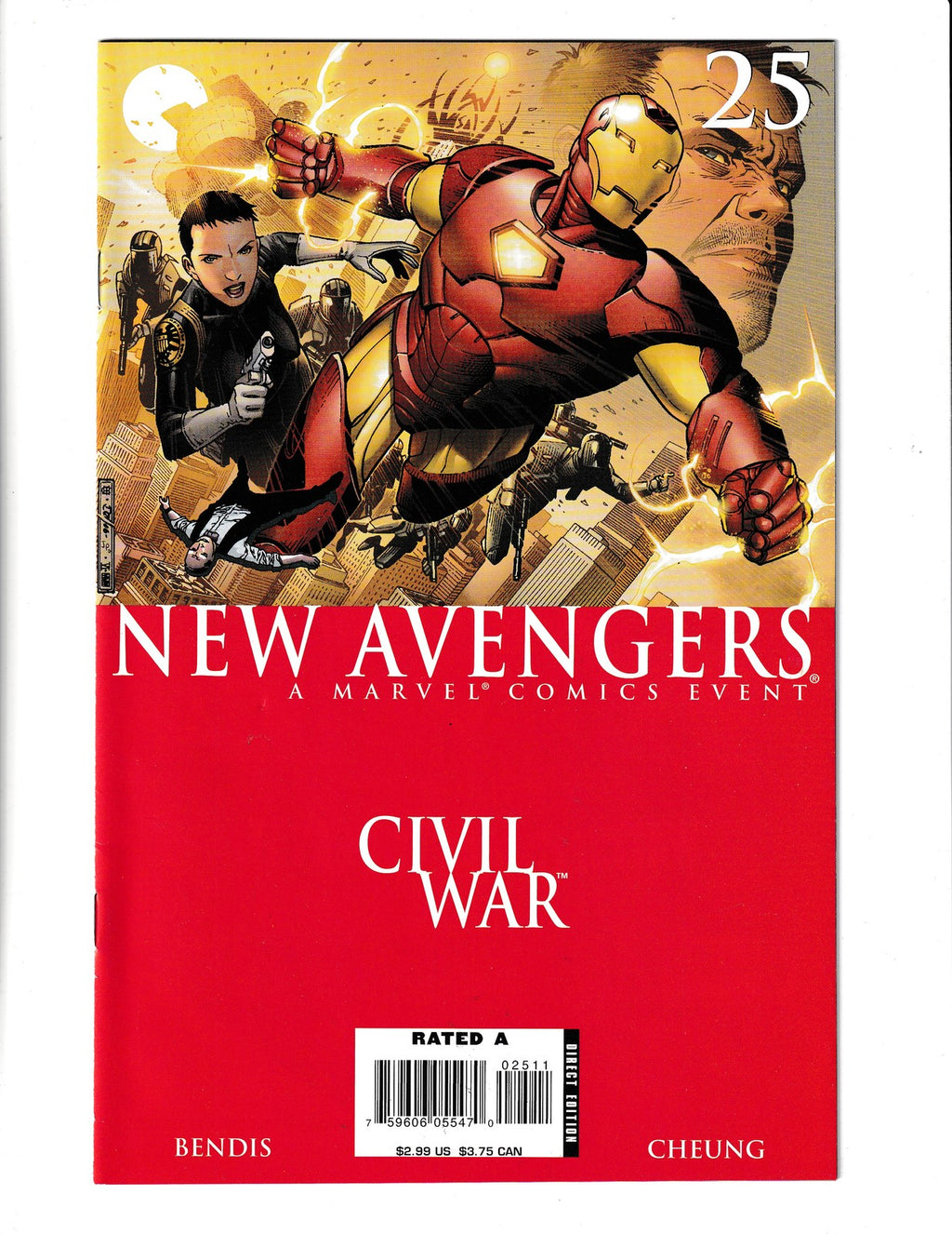 New Avengers #25 (2007) Civil War Tie in Marvel Comics
