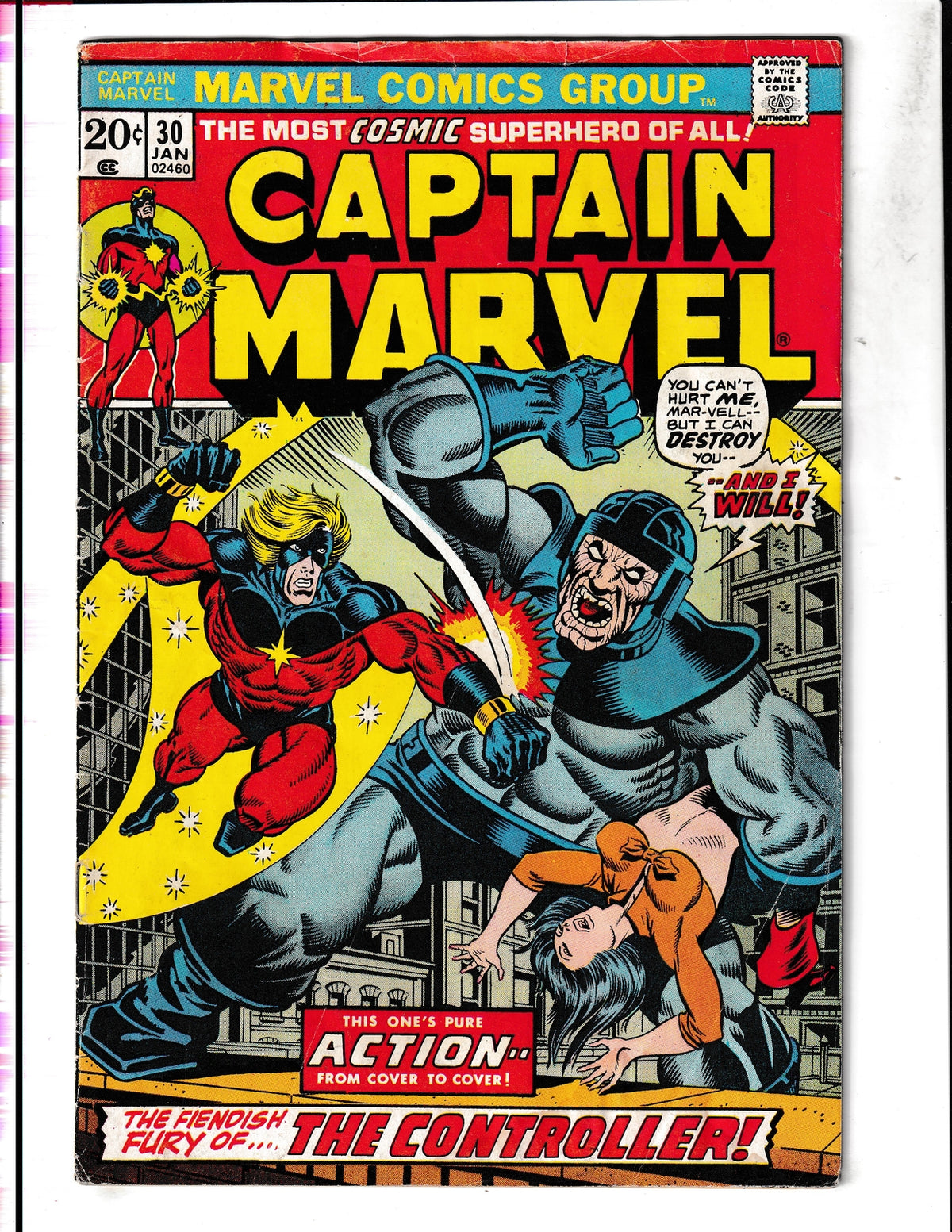 Captain Marvel #30 (1974) Marvel Comics