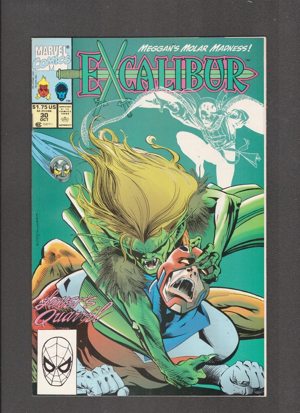 Excalibur #30 (1990) Ross, Milgrom Marvel Comics