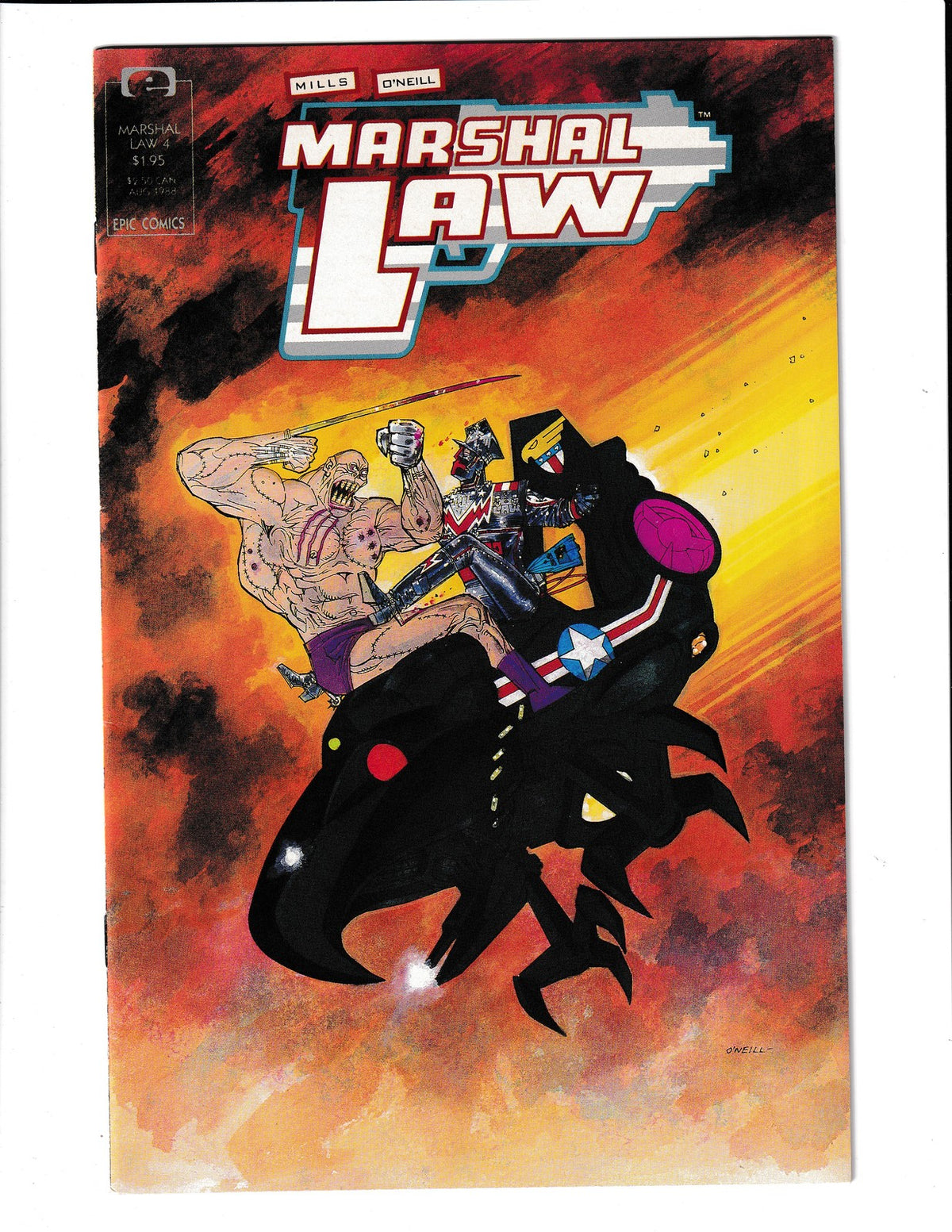 Marshal Law #4 (1988) Higher Grade Epic Comics