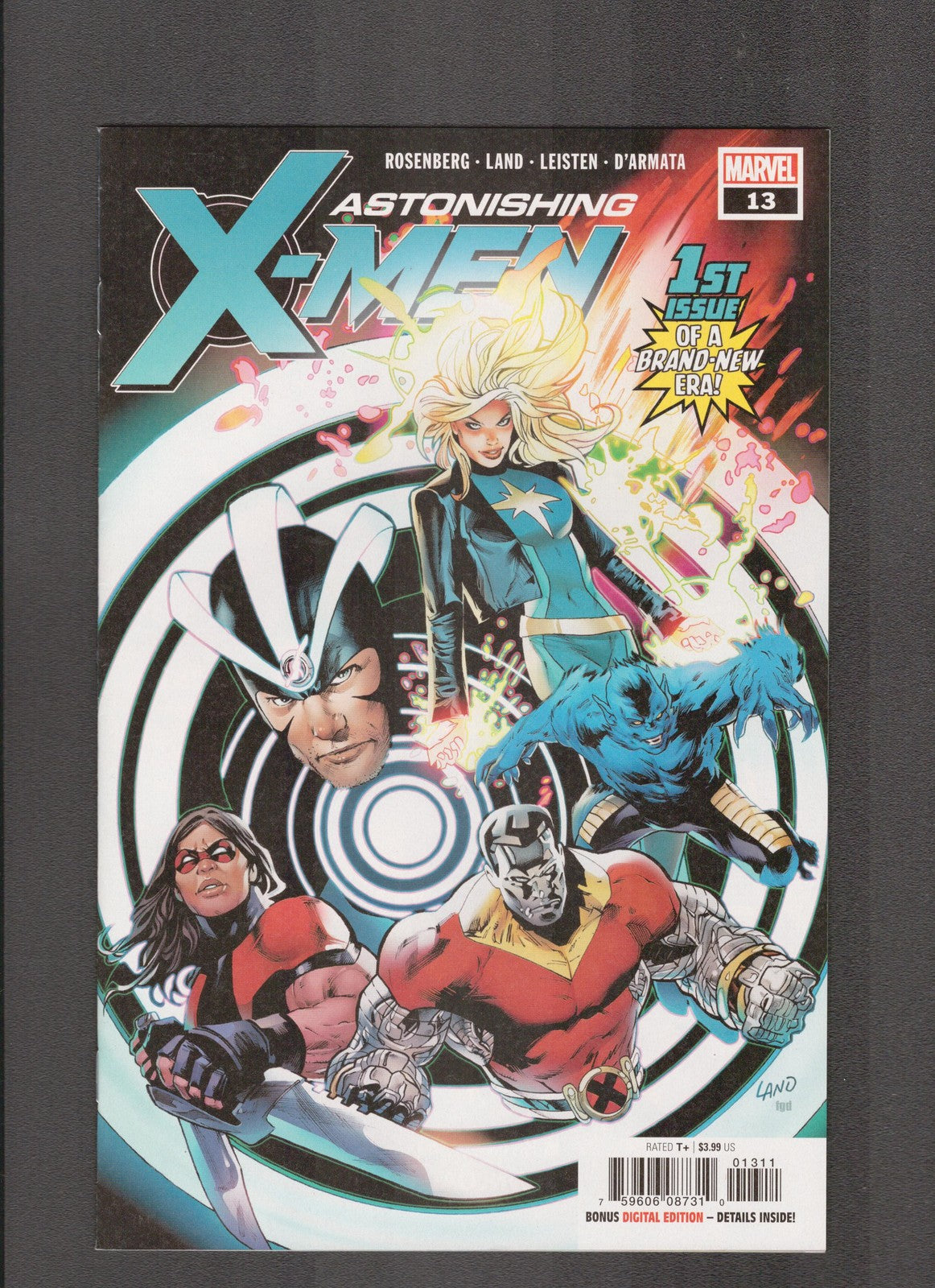 Astonishing X-Men #13 (2018) Greg Land Cover Marvel Comics