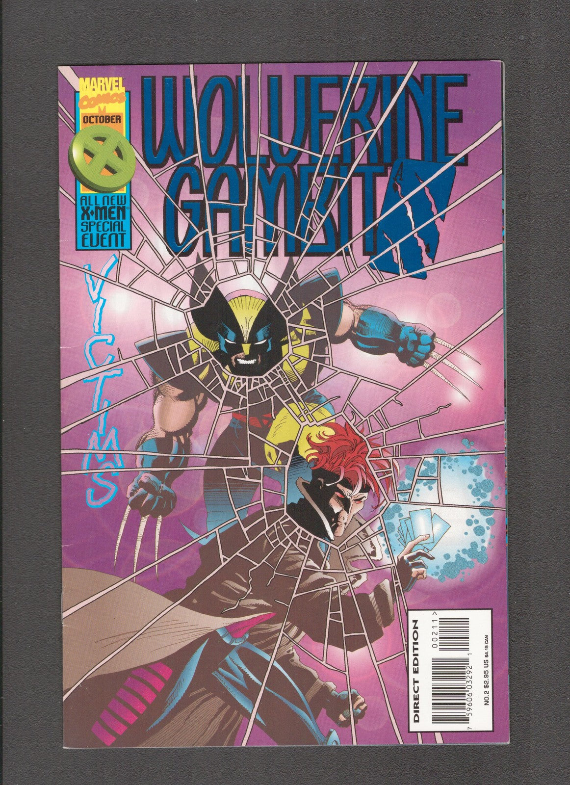 Wolverine/Gambit: Victims #2 (1995) Tim Sale Foil Marvel Comics