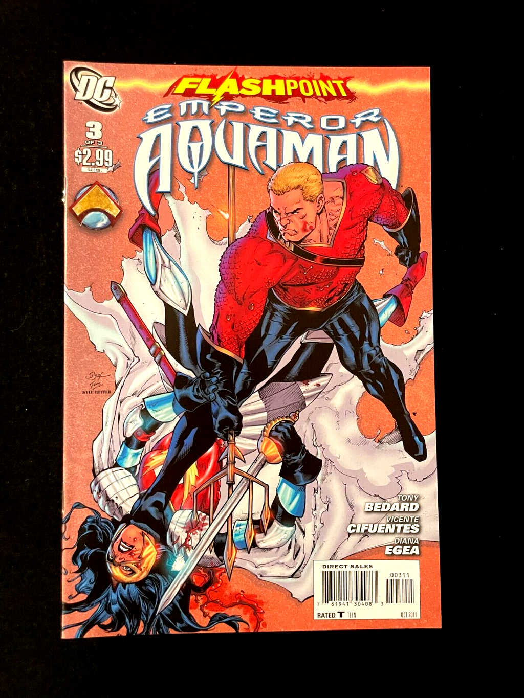 Flashpoint: Emperor Aquaman - Complete Set of 3 #1-3 (2011) DC Comics