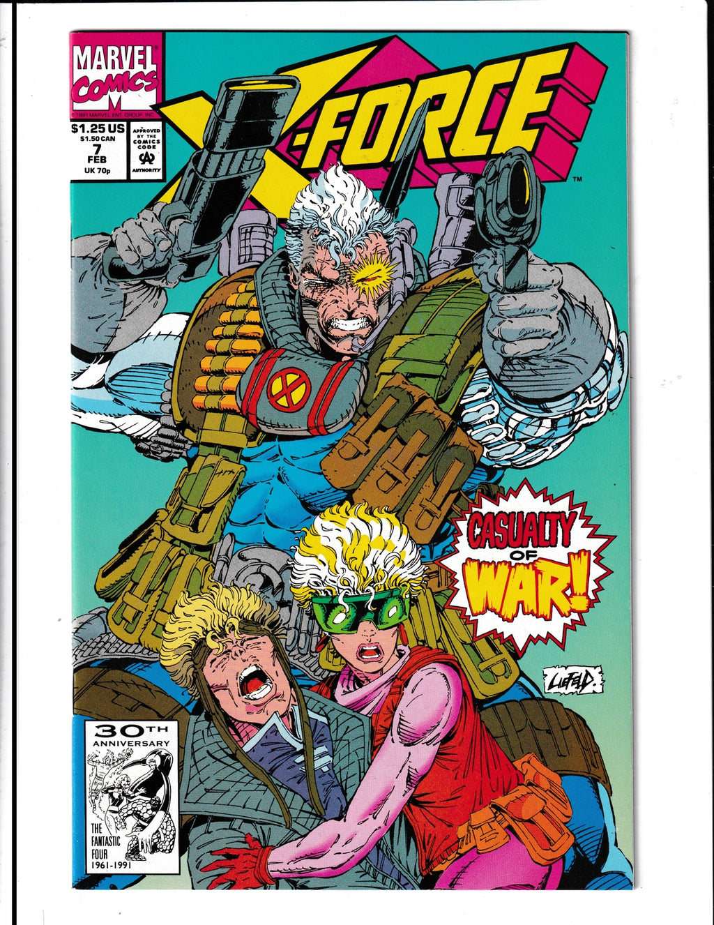 X-Force #7 (1992) Marvel Comics SKU:1137