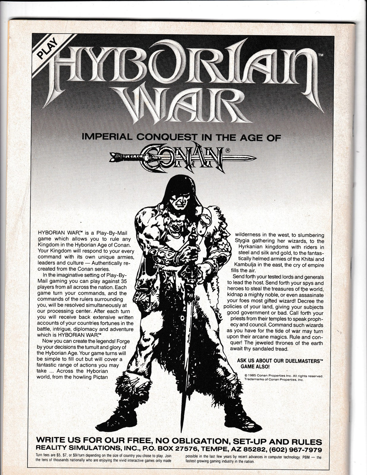 Savage Sword of Conan #205 (1993) the Barbarian Curtis/Marvel Comics