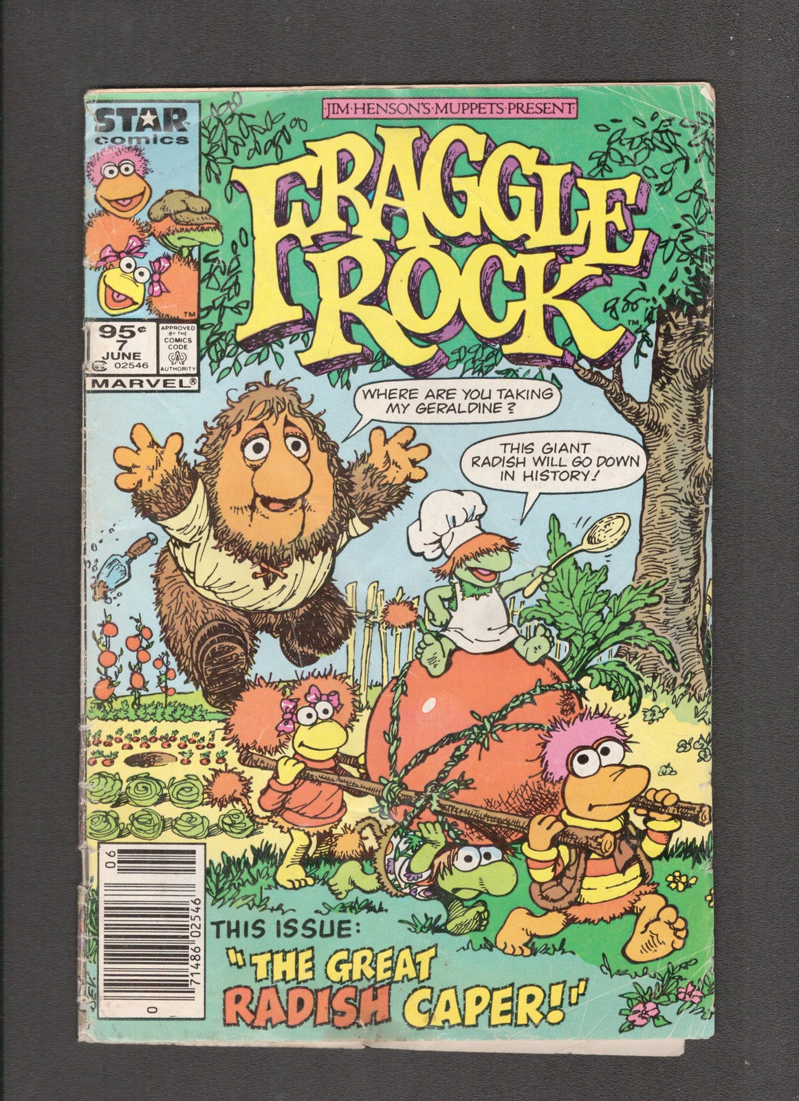 Fraggle Rock #7 (1986) Canadian Newsstand Star Comics