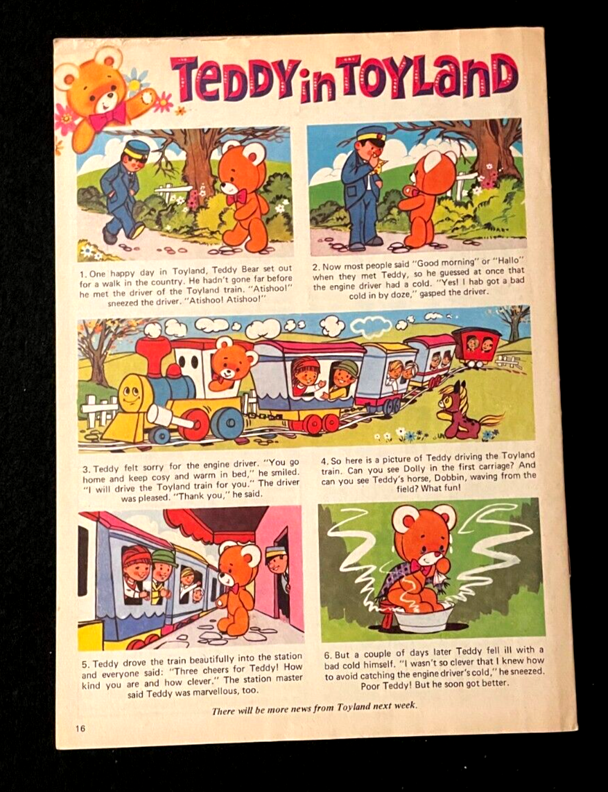 Toby 1976 IPC Magazines British Weekly Comic