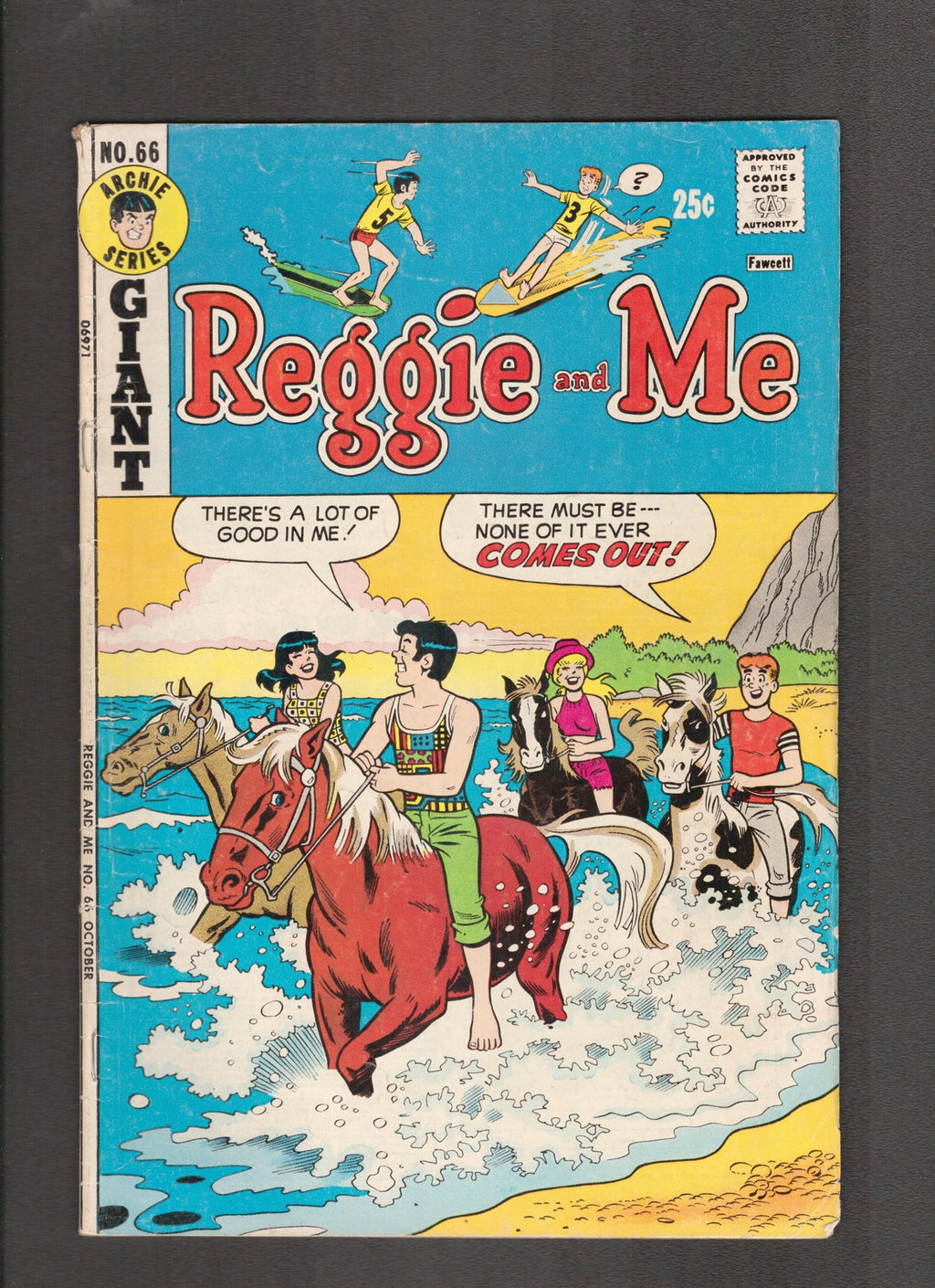 Reggie and Me #66 (1973) Betty & Veronica Horseback Archie Comics