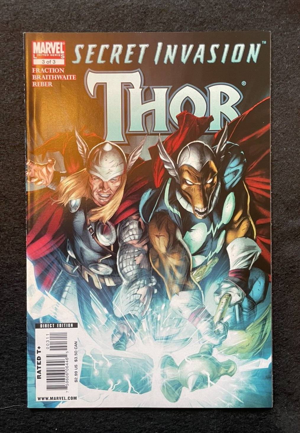 Secret Invasion: Thor 1-3 (2008) Complete Series Marvel Comics