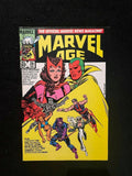Marvel Age #29 First APP Longshot - Aug 1985 - Vision & Scarlet Witch Cover