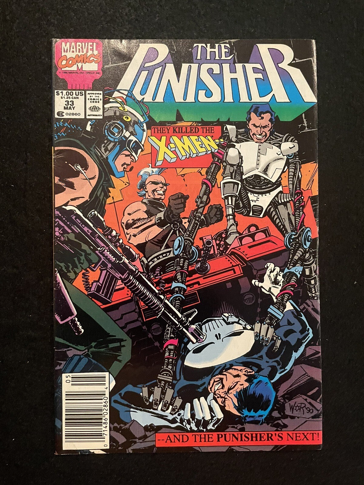 Punisher #33 (1990) Mike Baron Story - Marvel Comics