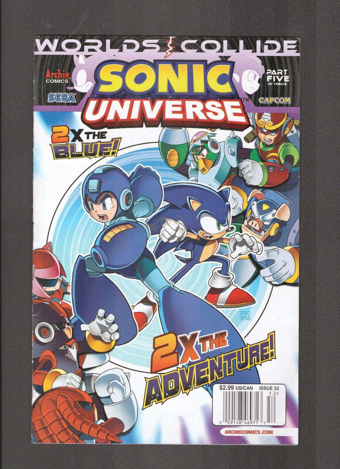 Sonic Universe #52 (2013) Megaman - World's Collide Part 5 Archie Comics
