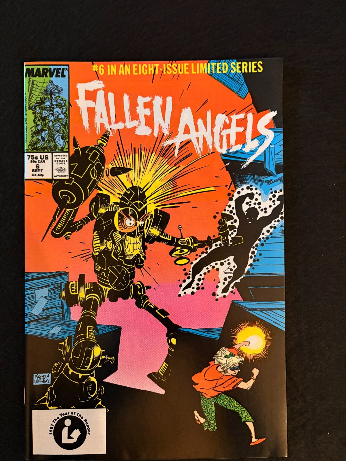 Fallen Angels- Complete Set of 8 - #1-8  (1987) Marvel