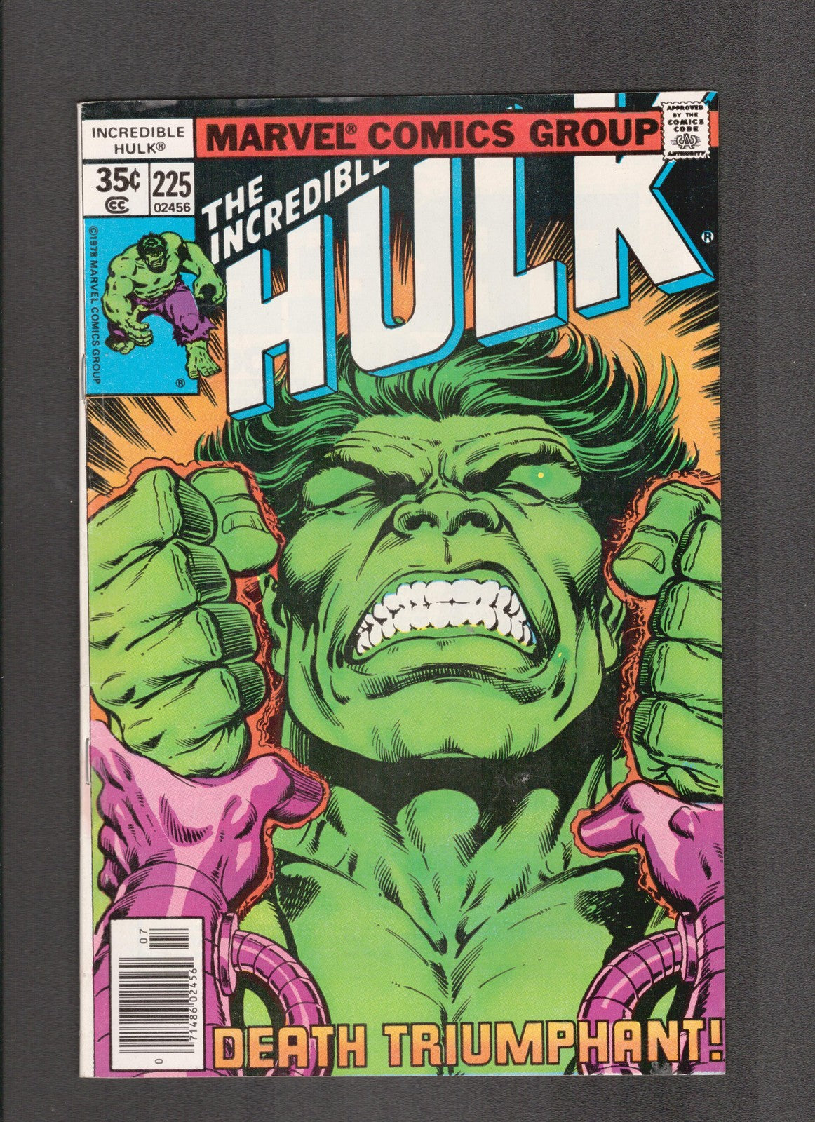 Incredible Hulk #225 (1978) Shooter - Buscema Marvel Comics