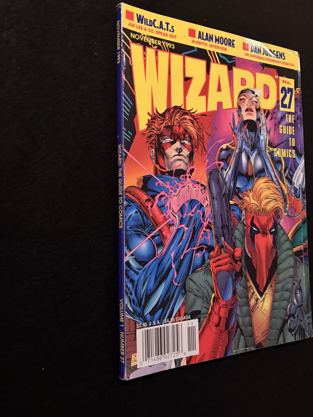 Wizard Comics Magazine #27 1993 - WildC.A.T.S Cover